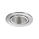 Brumberg Downlight BB15 rund, dæmpbar IP54, rustfrit stål dæmpbar