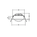 Brumberg Recessed LED spot set dim2warm incl. converter, IP20, round, 230V, 6W 1800-3000K 460lm 38°, swivelling 30°, matt alu