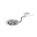 recessed spotlight TIRREL-R LED DIM ROUND-CONVERTER round, swivelling IP20, aluminium dimmable