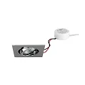 Indbygget spotlys TIRREL-S LED DIM ROUND-CONVERTER firkantet, svingbar IP20, hvid dæmpbar