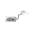 recessed spotlight TIRREL-S LED DIM ROUND-CONVERTER square, swivelling IP20, white dimmable