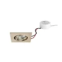 Indbygget spotlys TIRREL-S LED DIM ROUND-CONVERTER firkantet, svingbar IP20, hvid dæmpbar