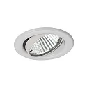 Recessed LED downlight set BB09 with round converter, IP20, V4A, 230V, 6W 3000K 640lm 38°, dimmable