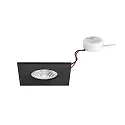 Indbygningslampe IP65, blank, sort 7W 620lm 3000K 20-40° 20-40° CRI 80-89