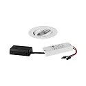 Indbygget spotlys TIRREL-R LED DIM CONNECTION-BOX rund, svingbar, DALI styrbar IP20, hvid dæmpbar