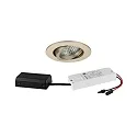 Indbygget spotlys TIRREL-R LED DIM CONNECTION-BOX rund, svingbar, DALI styrbar IP20, blank, gennemsigtig dæmpbar