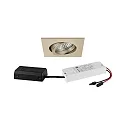 Indbygget spotlys TIRREL-S LED DIM CONNECTION-BOX firkantet, svingbar, til VDU-arbejdsstation, DALI styrbar IP20