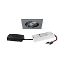 Indbygget spotlys TIRREL-S LED DIM CONNECTION-BOX firkantet, svingbar, til VDU-arbejdsstation, DALI styrbar IP20