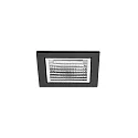 ceiling recessed luminaire APOLLO MICRO square, direct IP20, black 