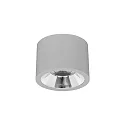 Downlight APOLLO MAXI glat, rund, omskiftelig IP20, pulverlakeret, sølv 