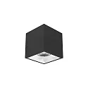 Downlight APOLLO MAXI firkantet, glat, omskiftelig IP20, pulverlakeret, sort 