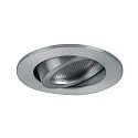 højttaler rund, svingbar, aluminum mat
