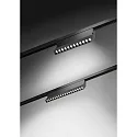 Skinne Lineært lampe PEPA LINEAR 33.1CM TILT LENS DALI styrbar, vipbar, med linseoptik IP20, sort mat dæmpbar
