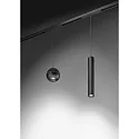 Brumberg Skinne pendul PEPA PEN down, stiv, DALI styrbar IP20, sort mat dæmpbar