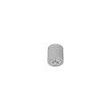 downlight APOLLO MICRO round, switchable, faceted IP20, powder coated, silver 