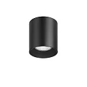 overflade lampe TURN-R GU10 1-flamme, cylindrisk, stiv IP20, sort mat dæmpbar