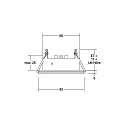 Brumberg Downlight COVER-UP rund, stiv, klar, sort