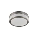 Væg- og Loftlampe EREVAN Ø 23CM 2-flammer E27 IP44, nikkel mat dæmpbar