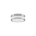 Væg- og Loftlampe EREVAN Ø 28CM 2-flammer E27 IP44, nikkel mat dæmpbar