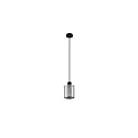 Pendel MURRAY 1-flamme, cylindrisk E27 IP20, sort mat dæmpbar