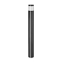 Pælelampe STICK rund, omskiftelig LED IP65, sort 