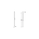Brumberg outdoor wall luminaire RICO indirect, switchable IP65, powder coated, graphite grey 