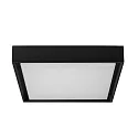 Væg- og Loftlampe BARTIE firkantet IP54, sort 