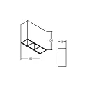 Brumberg Udendørs wall luminaire MARIBO up / down, justerbar IP54, grafit 