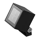 Outdoor LED floor spot BLOKK, IP65 IK07, 10W 3000K 740lm 36°, swivelling, structured graphite