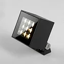 Brumberg Outdoor LED floor spot BLOKK, IP65 IK07, 22W 3000K 1620lm 36°, swivelling, structured graphite