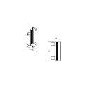 Brumberg Overfladespot WALLWASHER IP66, titan dæmpbar