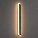 Brumberg outdoor wall luminaire MASBATE 100CM square, CCT Switch, switchable IP65, black matt 