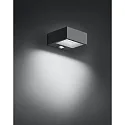 Brumberg Udendørs wall luminaire LIGEA med sensor, omskiftelig LED IP54, grå 