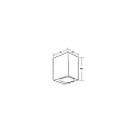 Brumberg Udendørs wall luminaire LIFOU 1-flamme, rund GU10 IP65, pulverlakeret, sort mat dæmpbar