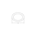 Brumberg Ring MUNA MICRO rund, sort mat
