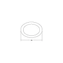 Brumberg Ring MUNA MINI rund, sort mat