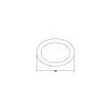 Brumberg ring MUNA MAXI round, black matt