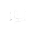 pendant luminaire ANDROS IN Ø 180CM Matter controllable IP20, powder coated, white matt dimmable