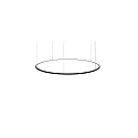 pendant luminaire ANDROS OUT Ø 180CM DALI controllable IP20, powder coated, black matt dimmable