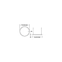Brumberg Pendel ANDROS IN/OUT Ø 800CM Bluetooth styrbar IP20, pulverlakeret, hvid mat dæmpbar