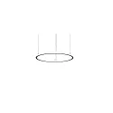 pendant luminaire ANDROS IN/OUT Ø 800CM Matter controllable IP20, powder coated, black matt dimmable