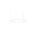 pendant luminaire ANDROS IN/OUT Ø 120CM Bluetooth controllable IP20, powder coated, white matt dimmable