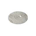 acoustical element SILENTIUM (STRUCTURE) 89.5CM round, asymmetrical, beige