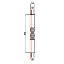 Brumberg 3-faset flex stik