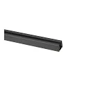 3-faset skinne, 200cm sort