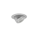 Indbygnings loftlampe ARTEMIS MICRO rund, direkte IP20, sølv dæmpbar