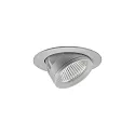 Indbygnings loftlampe ARTEMIS MIDI rund, direkte IP20, sølv dæmpbar