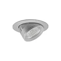 Indbygnings loftlampe ARTEMIS MAXI rund, direkte IP20, sølv dæmpbar