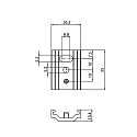 accessories wire suspension PEPA FLAT / 1.5M mechanical, adjustable