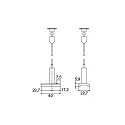 accessories wire suspension PEPA HIGH / 1.5M mechanical, adjustable
